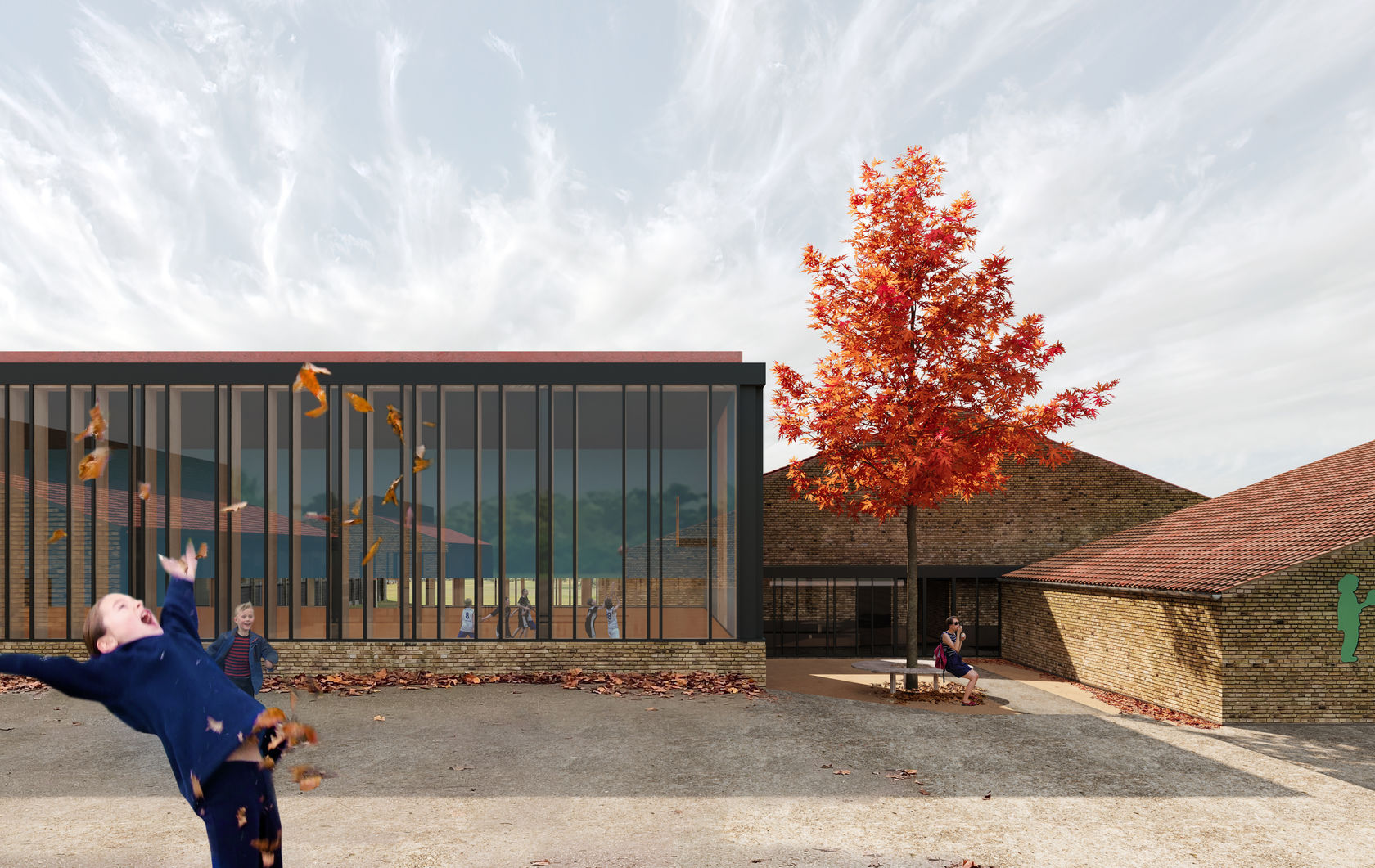 Gladsaxe School render